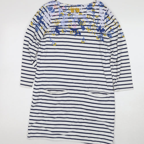 Joules Women's Multicoloured Striped Dress Size 10