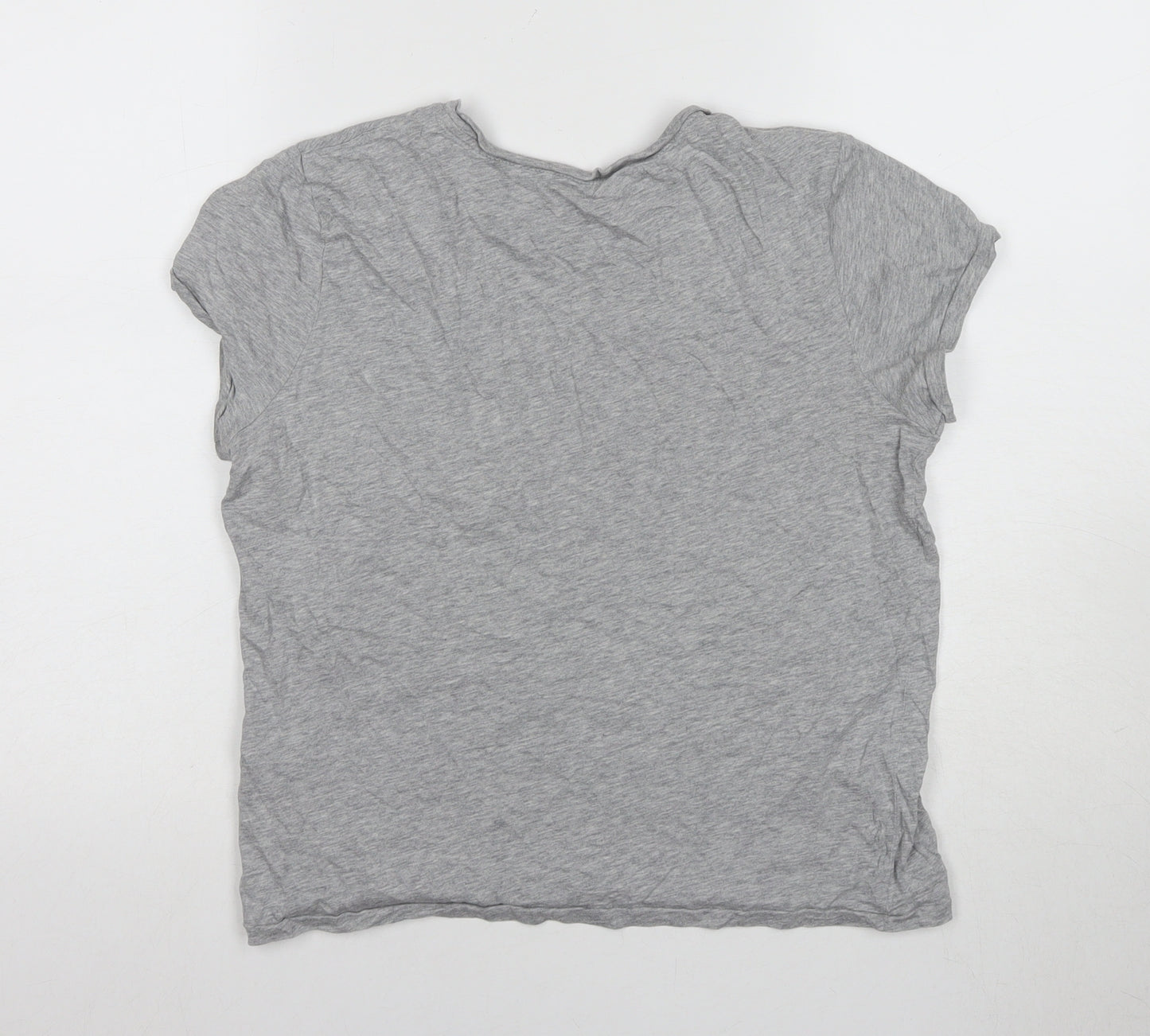 Ralph Lauren Women's Grey Basic Crew Neck T-Shirt M