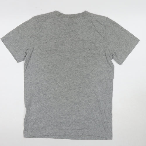 Converse Boys Grey XL Logo T-Shirt Short Sleeve Casual