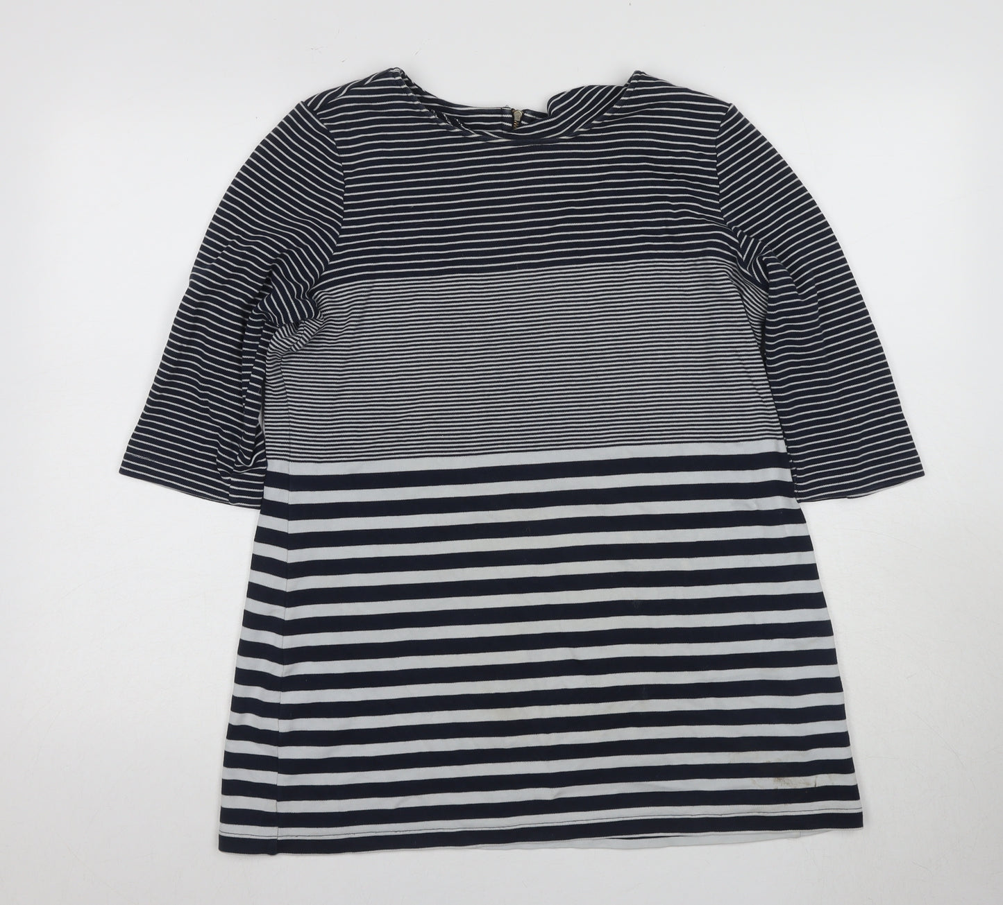 White Stuff Women's Striped 3/4 Sleeve Tunic, Size 14