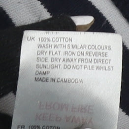 White Stuff Women's Striped 3/4 Sleeve Tunic, Size 14