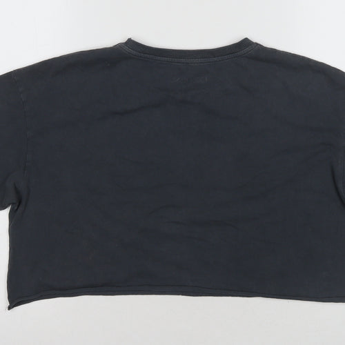 Pull&Bear The Lion King Cropped T-Shirt Black M