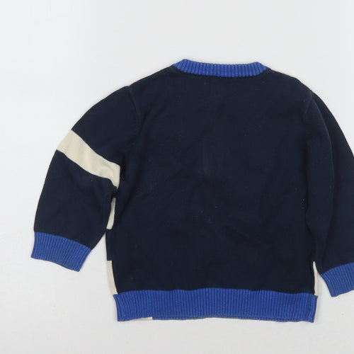 GANT Unisex Baby Blue Striped Nautical Jumper, 18-24M