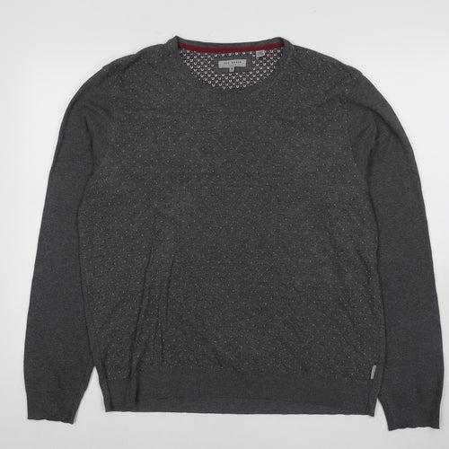 Ted Baker Men's XL Grey Pullover Jumper
