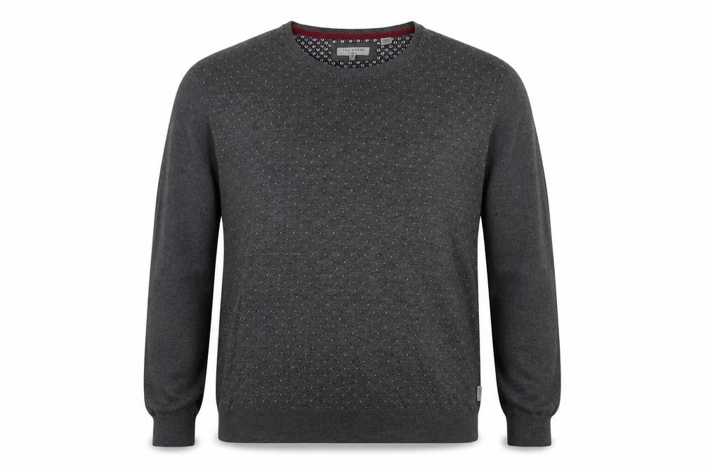 Ted Baker Men's XL Grey Pullover Jumper