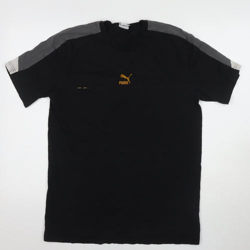 Puma Men's Black M Jersey Crew Neck T-Shirt