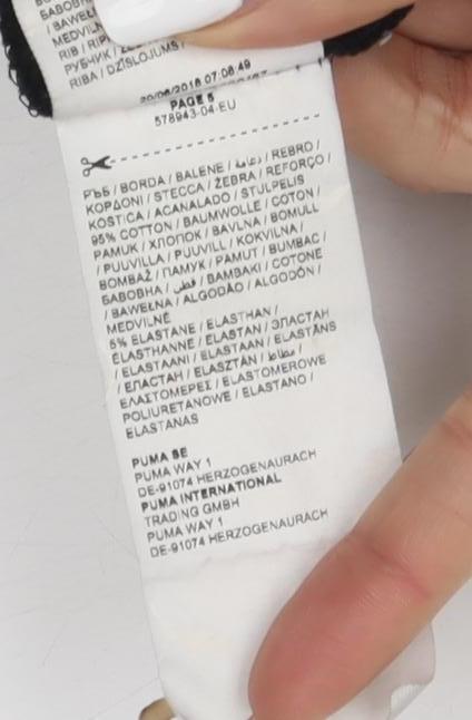 Puma Men's Black M Jersey Crew Neck T-Shirt