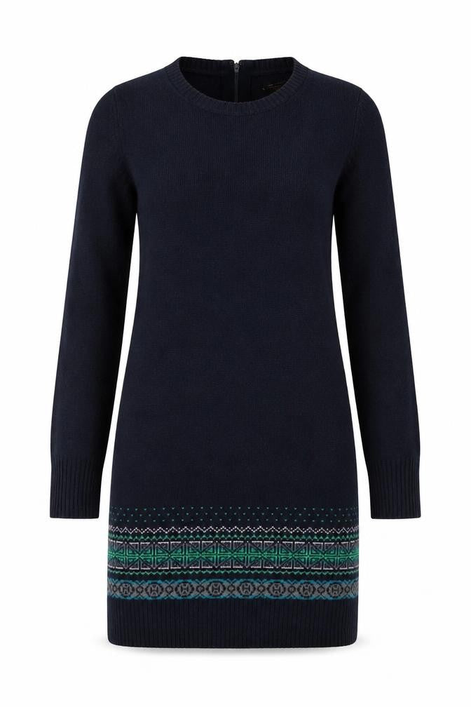 Front view of Tommy Hilfiger Women's XS Multicoloured Knit Dress
