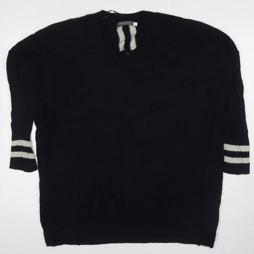 Mint Velvet Women's Black Star Jumper M