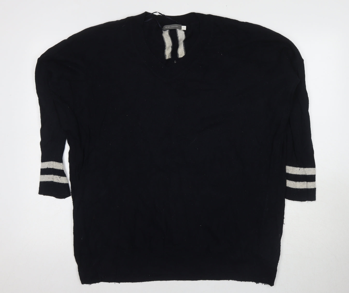 Mint Velvet Women's Black Star Jumper M