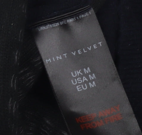 Mint Velvet Women's Black Star Jumper M
