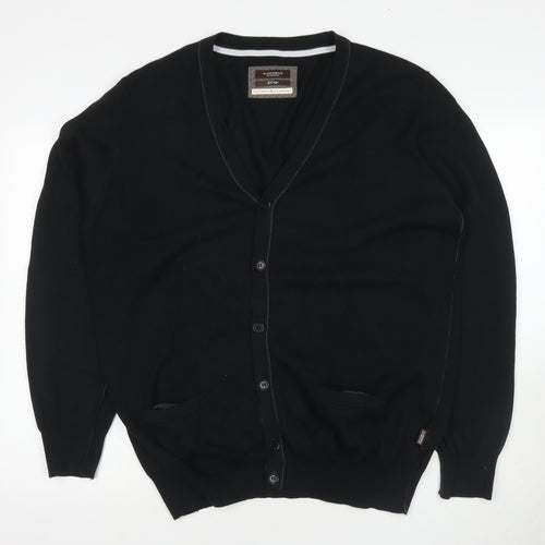 St. George by Duffer Men's Black XL Cardigan