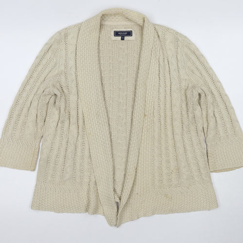 Maine New England Women's Beige Cardigan Size 16