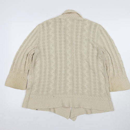 Maine New England Women's Beige Cardigan Size 16