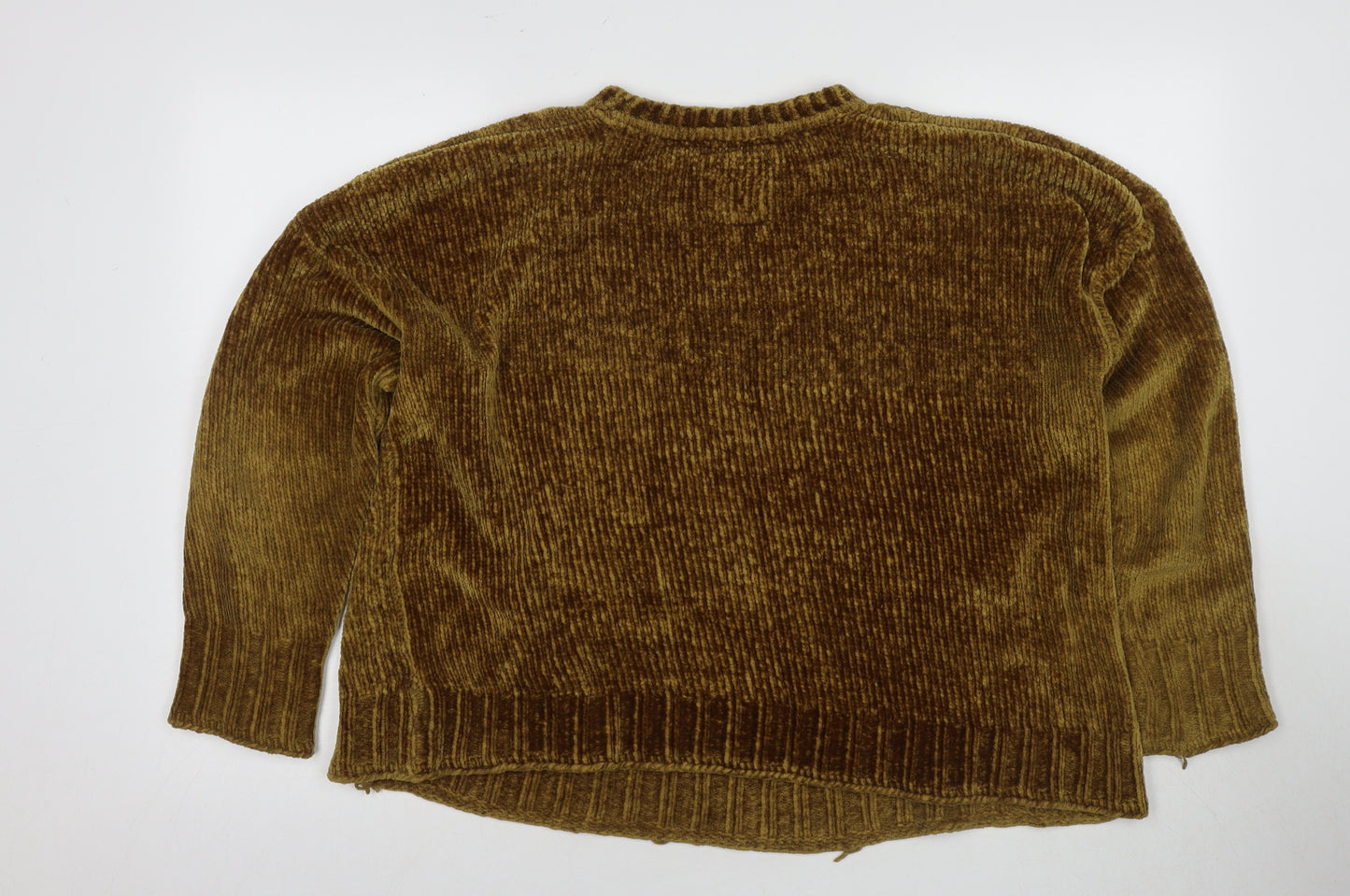 Falmer Heritage Women's Brown Medium Cable-Knit Jumper