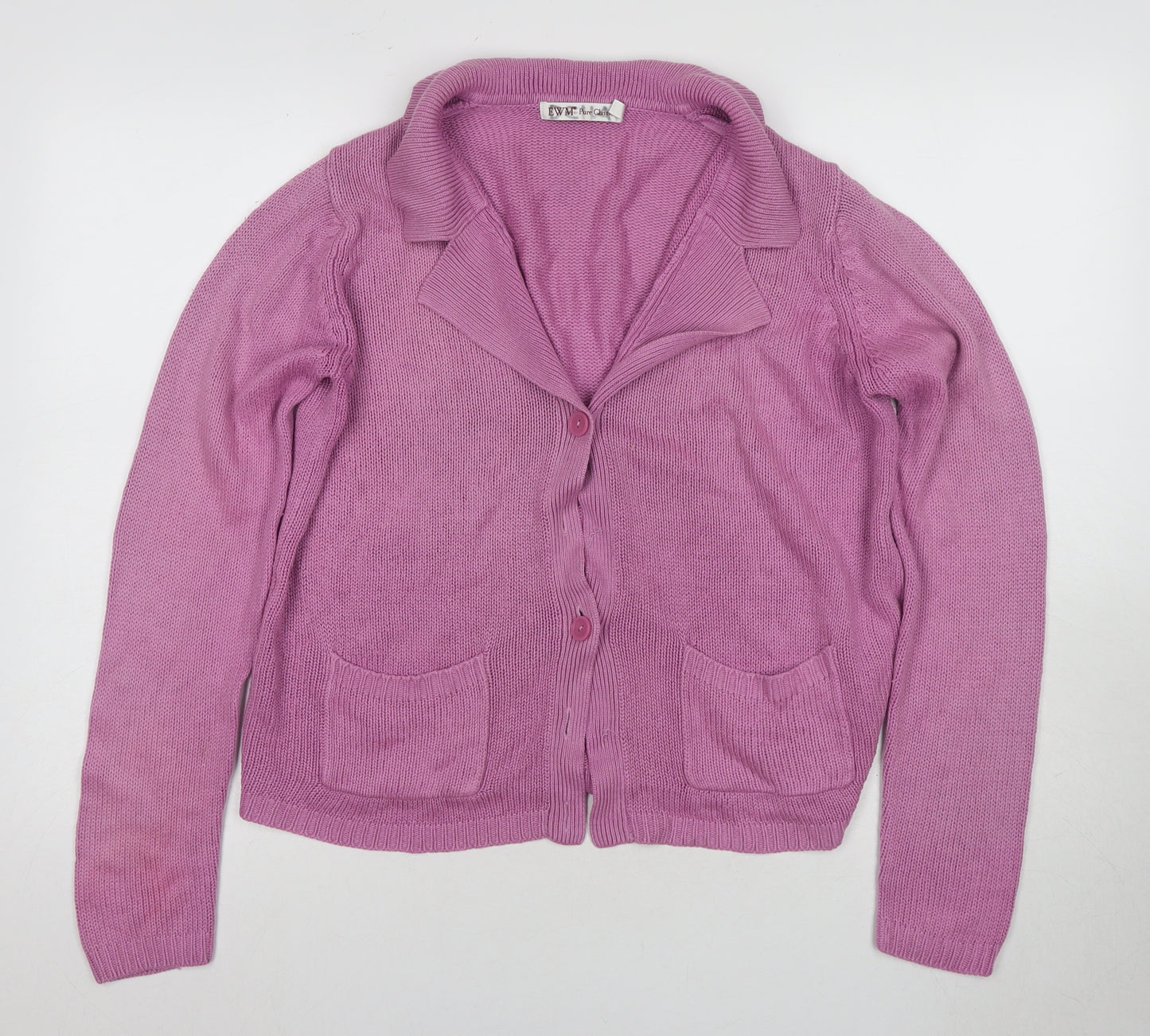 EWM Pure Classics Women's Pink Cardigan Size 14