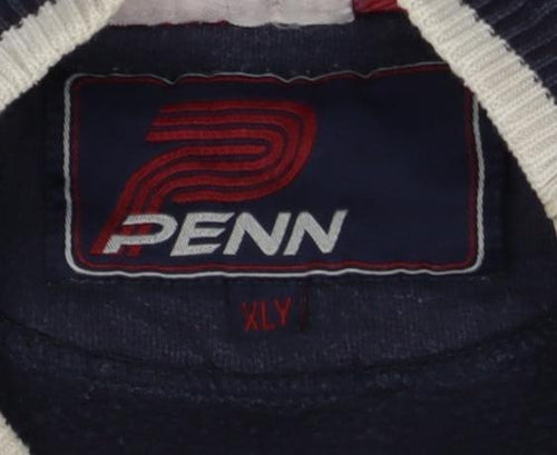 Penn Men's Blue XL Pullover Jumper Crew Neck