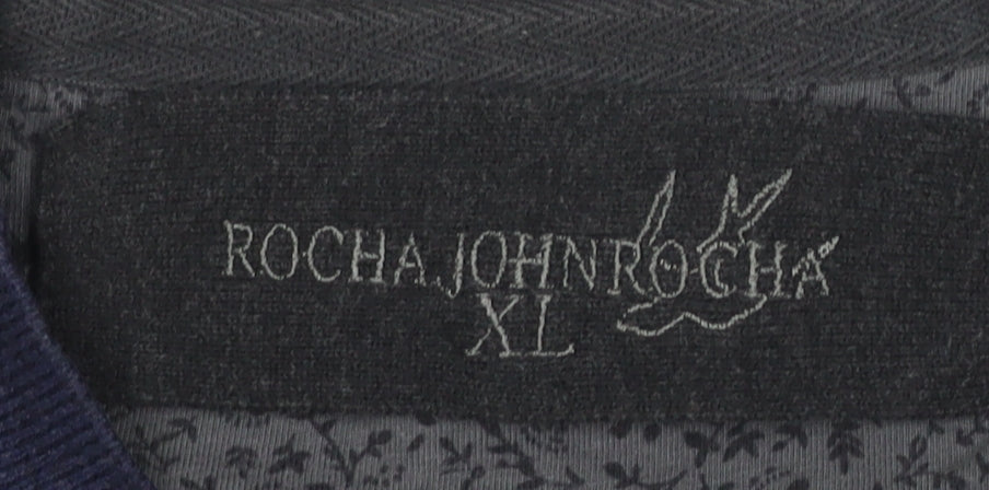 Rocha John Rocha Men's XL Striped V-Neck Pullover Jumper