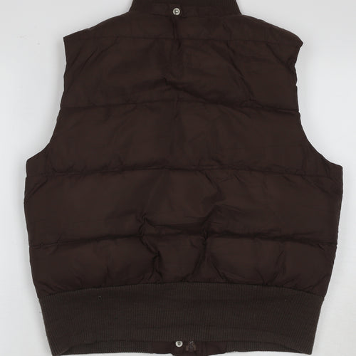 Alibi Women's Brown Puffer Waistcoat Size 16