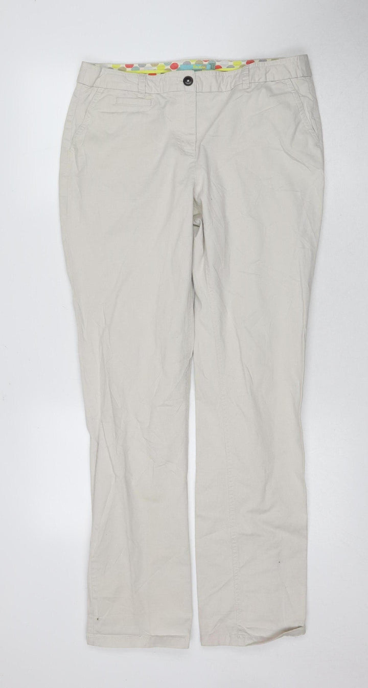 Gola Women's Beige Chino Trousers XL Regular Fit