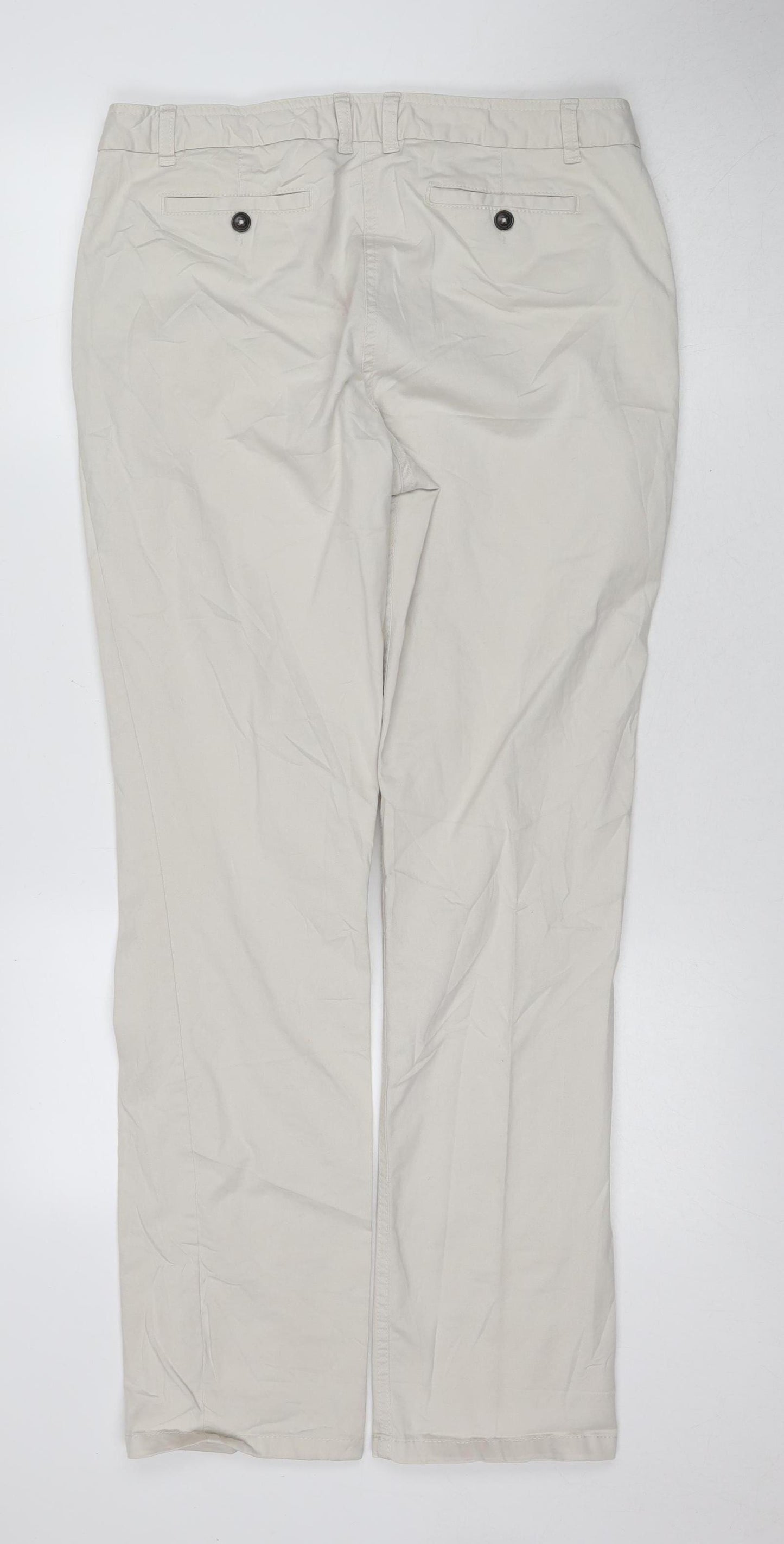 Gola Women's Beige Chino Trousers XL Regular Fit