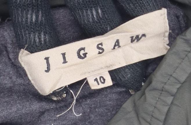 Jigsaw Women's Green Parka Jacket Size 10