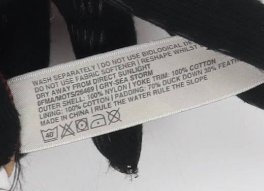 Fat Face Men's Grey Puffer Waistcoat Medium Outdoor Skiing