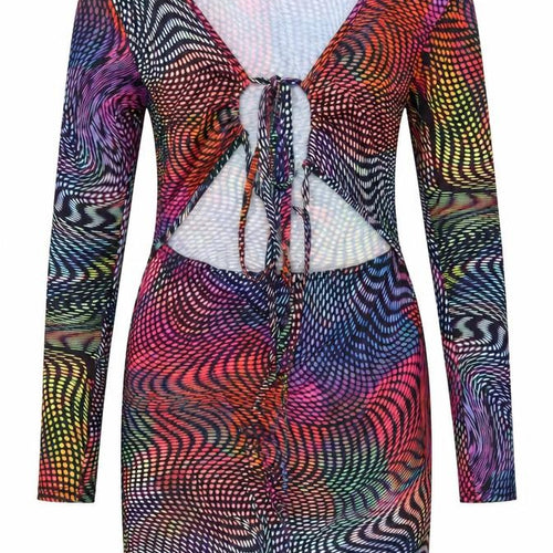 Missy Empire Women's Multicoloured Bodycon Dress Size 12