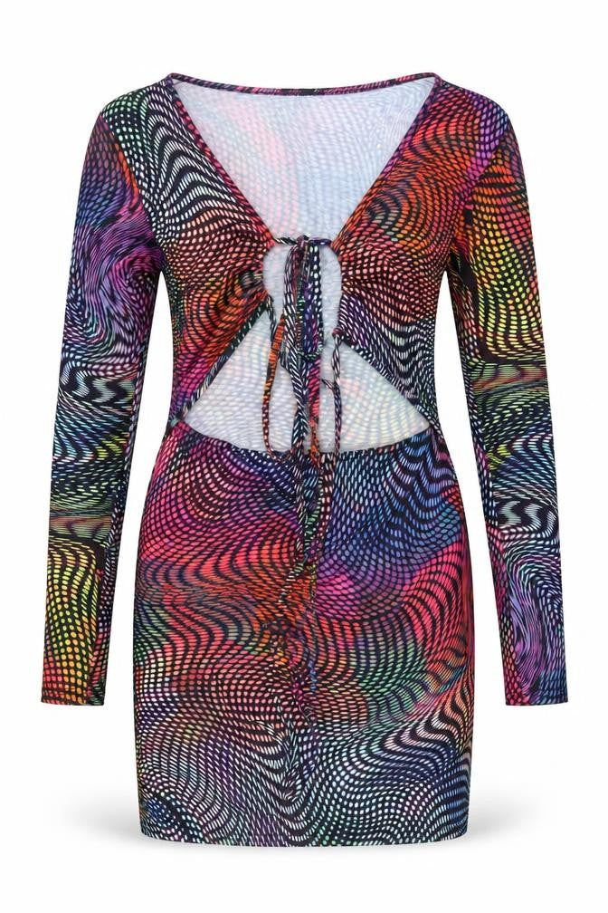 Missy Empire Women's Multicoloured Bodycon Dress Size 12