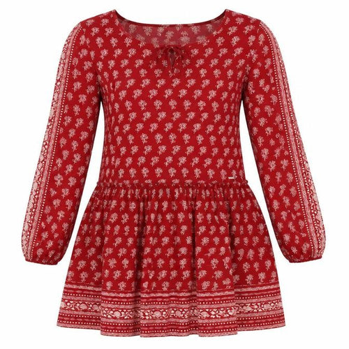 Cropp Women's Red Floral A-Line Dress XS