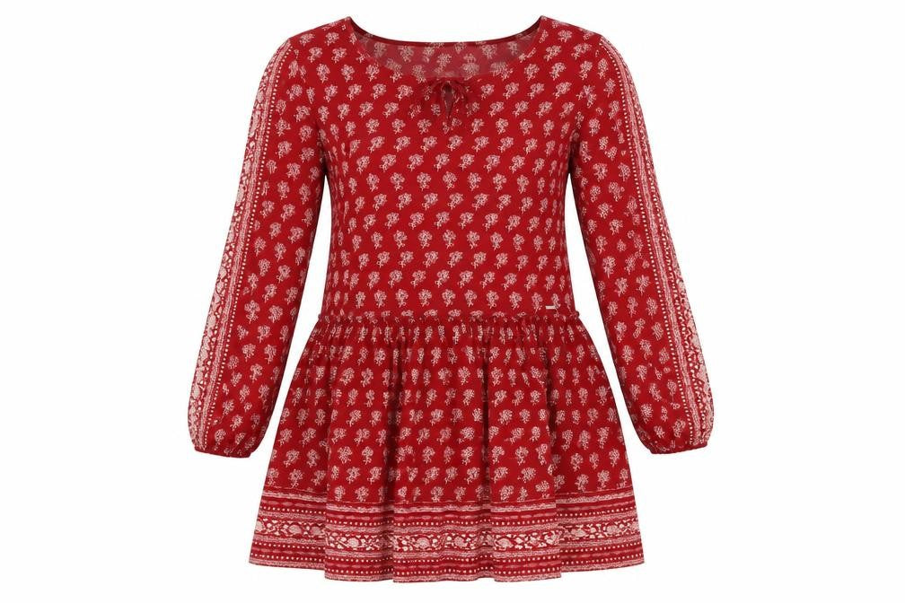Cropp Women's Red Floral A-Line Dress XS