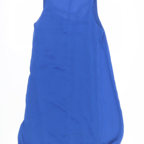 Zara Basic Women's Blue Sleeveless Dress Size 6