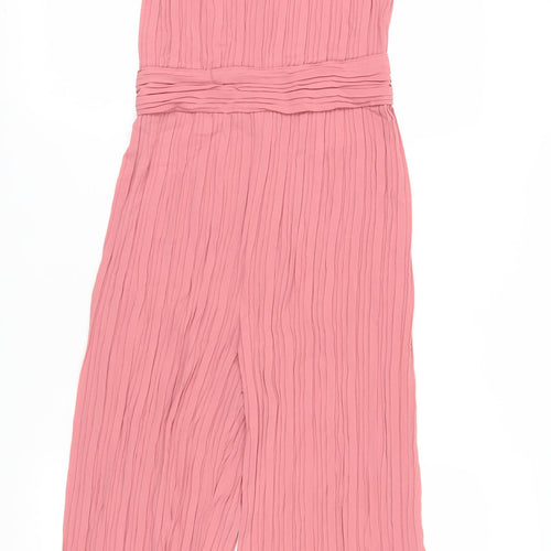 Zara Women's Pink Sleeveless Jumpsuit XS