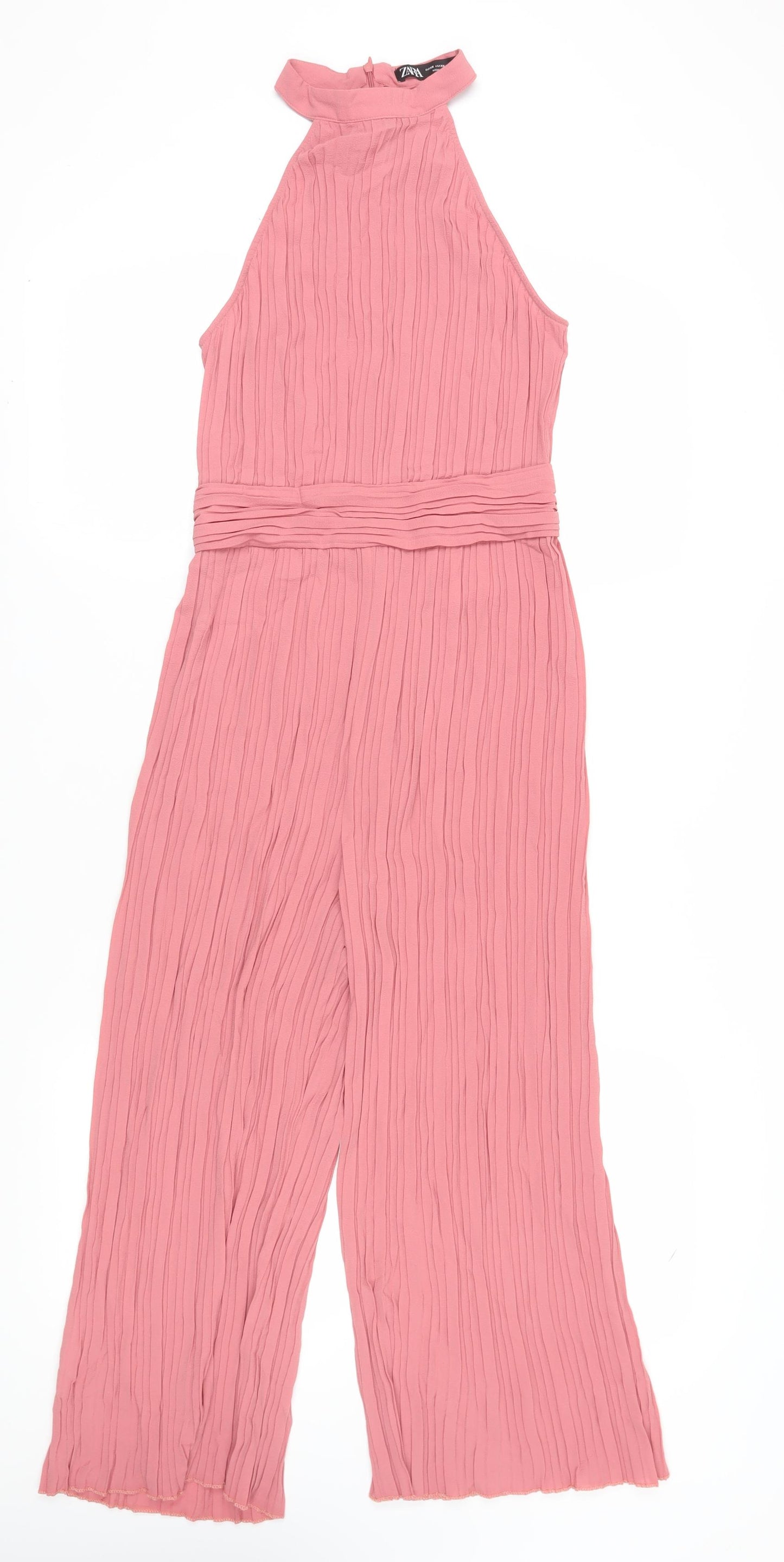Zara Women's Pink Sleeveless Jumpsuit XS