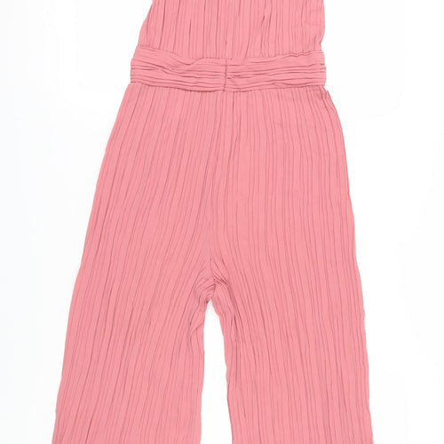 Zara Women's Pink Sleeveless Jumpsuit XS