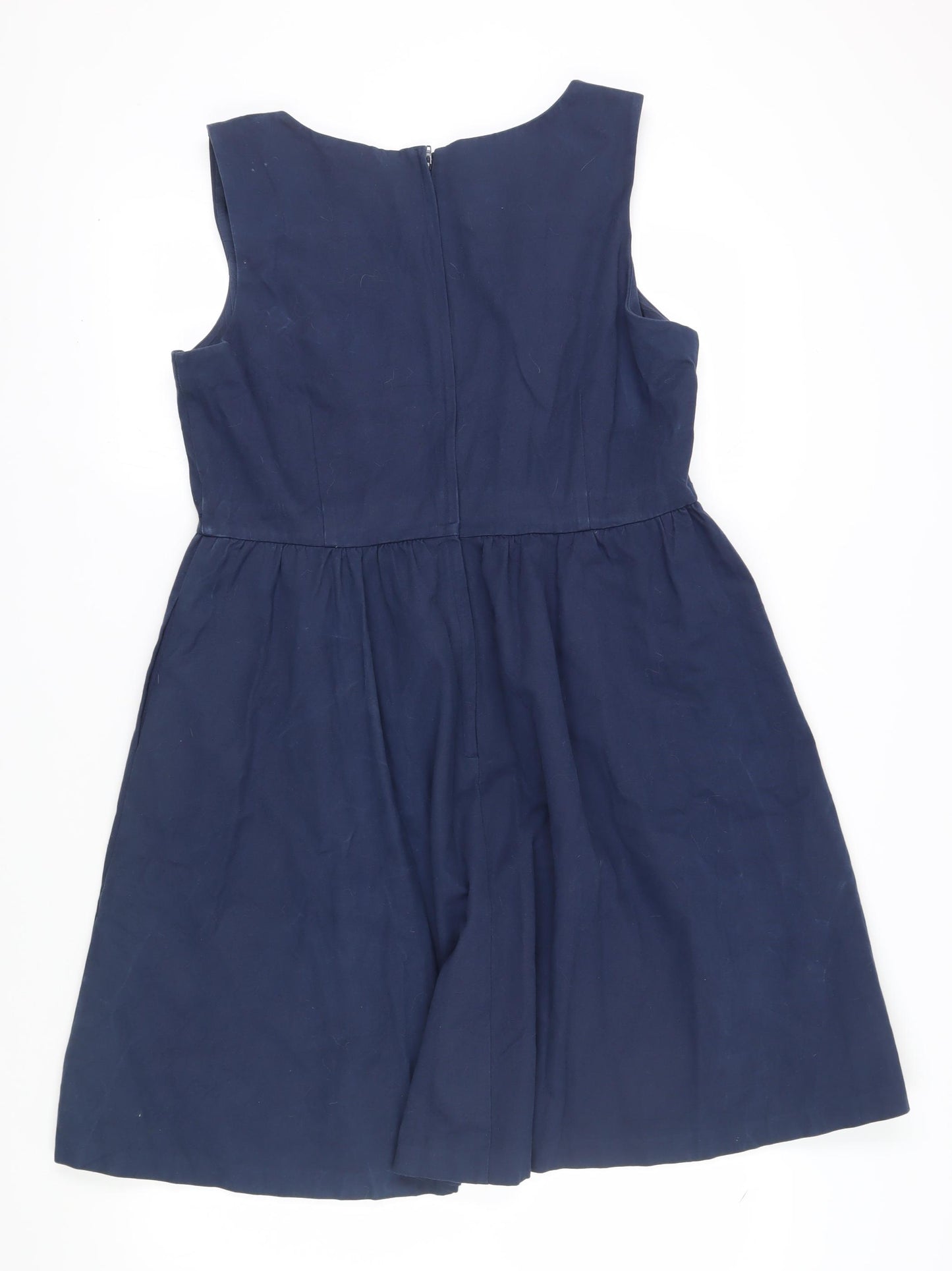 ModCloth Women's Blue A-Line Dress, Sleeveless, XL, Classic
