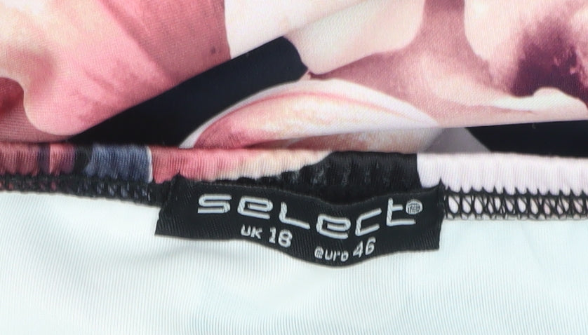 Select Women's Floral A-Line Hi-Low Dress, Size 18