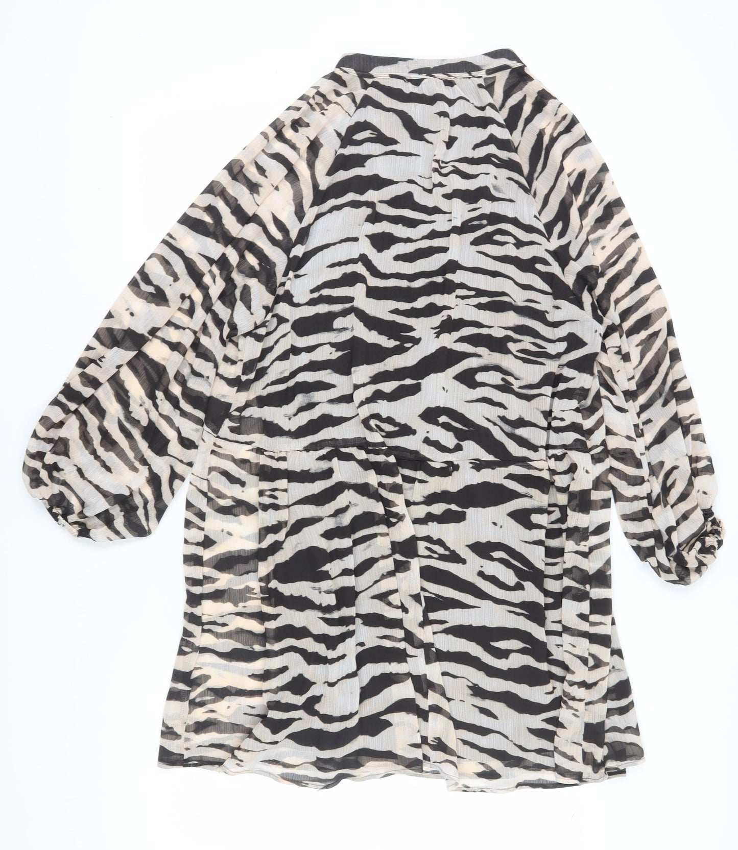 Women's Multicoloured Animal Print Dress, Size 12