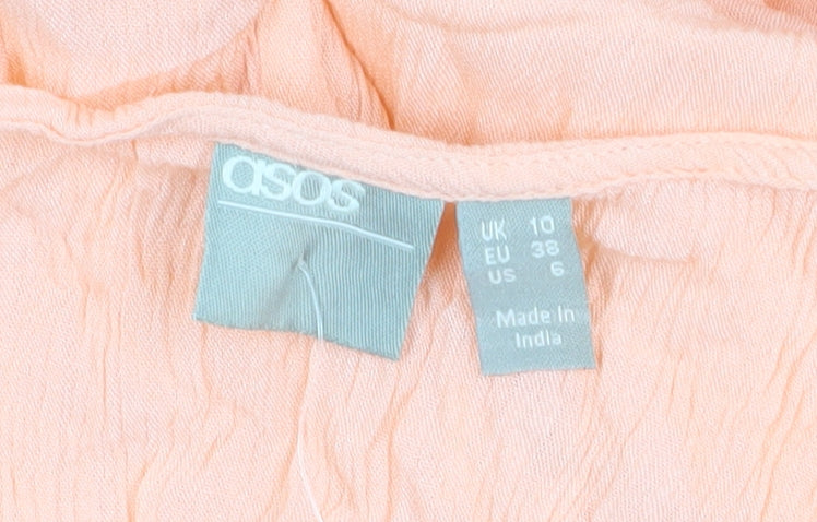 ASOS Women's Orange Jumpsuit, Size 10, Summer Style