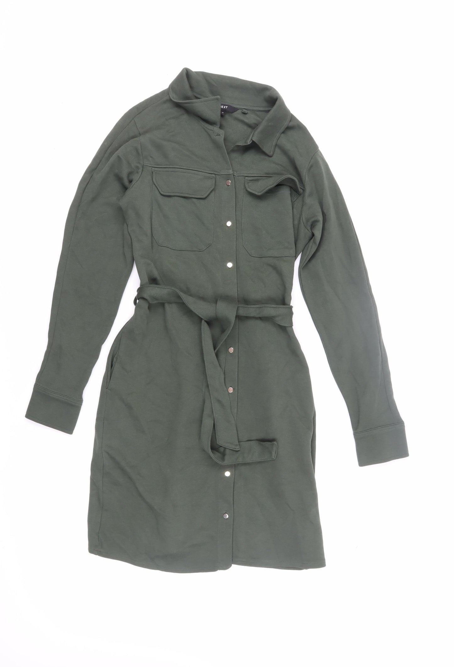 Next Women's Green Shirt Dress Size 12