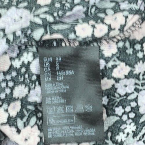 H&M Divided Women's Floral Shirt Dress Size 10