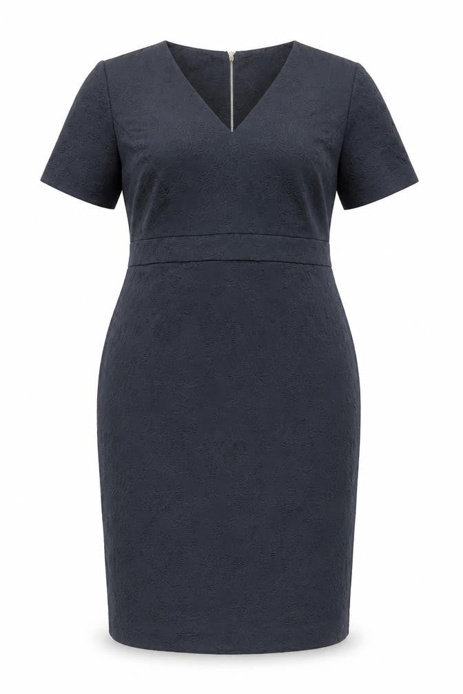Marks and Spencer Women's Blue Knee Length Sheath Dress