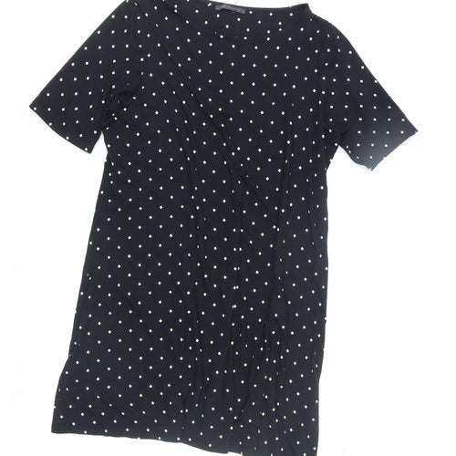Marks and Spencer Women's Black Polka Dot Shift Dress 20