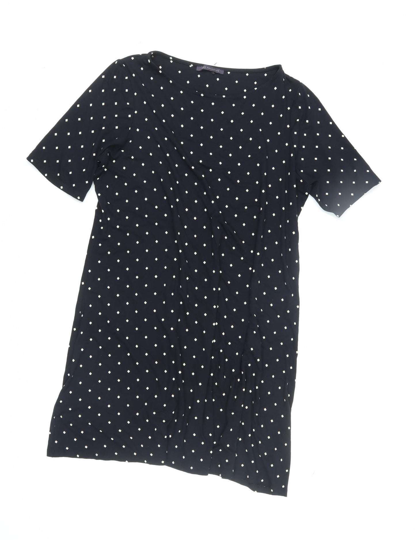 Marks and Spencer Women's Black Polka Dot Shift Dress 20