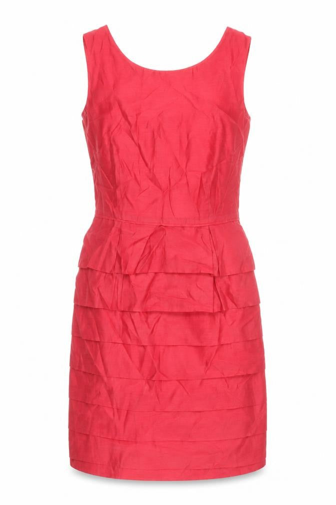 Minuet Petite Red Sheath Dress Size 10 Cocktail Party