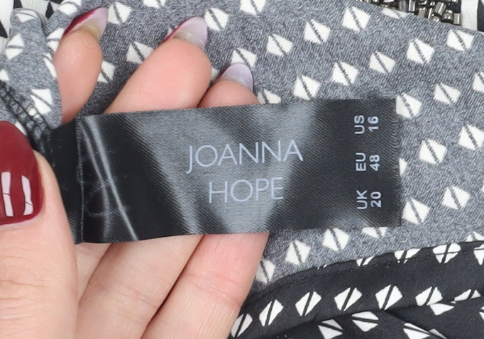Joanna Hope Women's Geometric Kimono Dress, Size 20