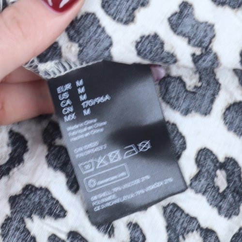 Animal Print Shift Dress - M - Women's Casual Style