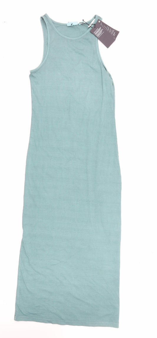 Weekday Women's Green Tank Dress L