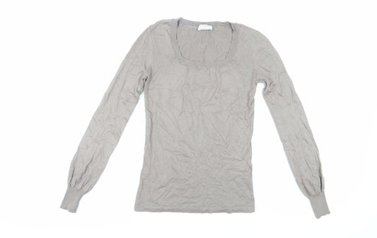 The White Company Women's Grey XS Pullover Jumper