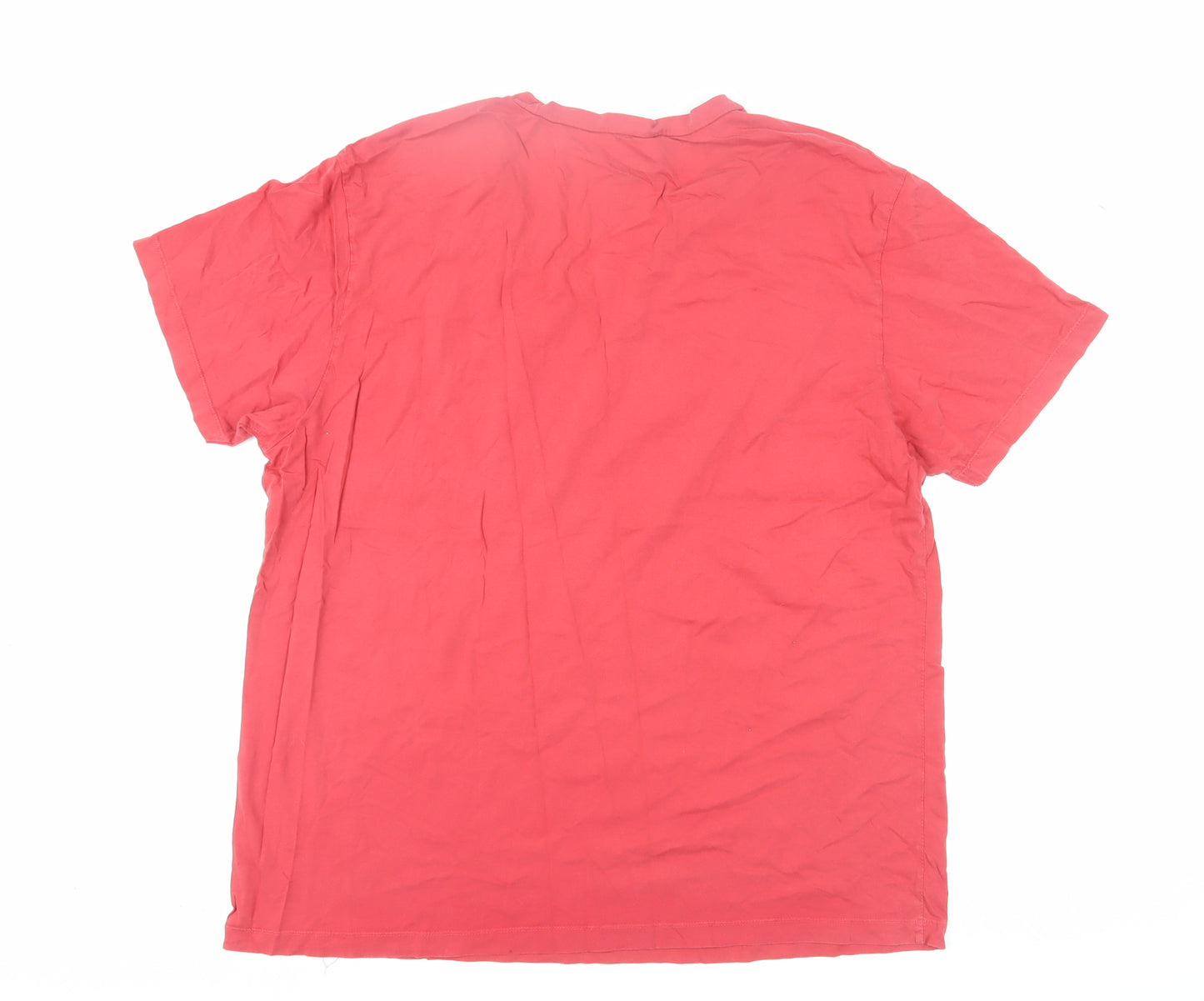 GAP Men's Red XL Short Sleeve Cotton T-Shirt